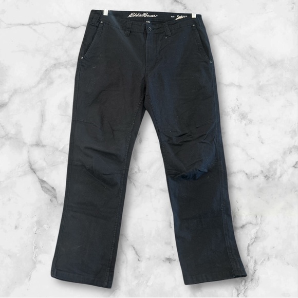 Eddie Bauer Canvas‎ Utility Pants Men 36x32 Durable (534) - Picture 1 of 5